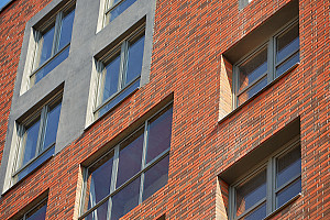 Фасадный клинкер Лондон гладкий, варианты фасадов