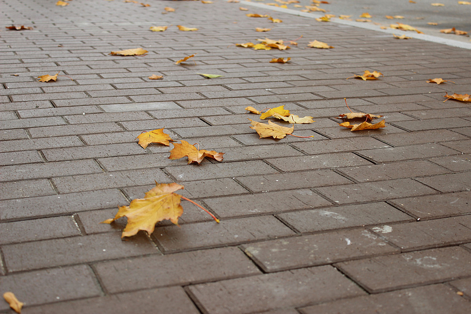 Тротуарный клинкер коричневый Мюнхен, варианты оформления