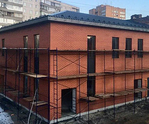 Варианты применения облицовочного кирпича Красный гладкий формата 1.4НФ