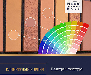 Варианты кладок фасадного клинкера Нева Хаус