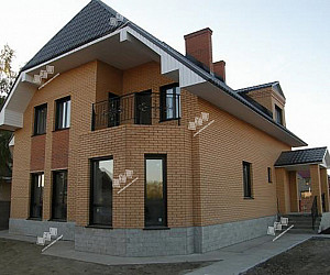 Вариант коттеджа из кирпича ОСМиБТ