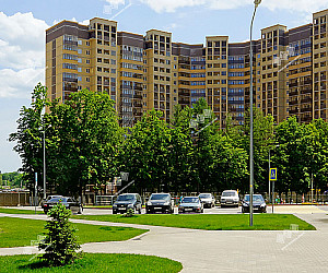 Фасады из кирпича темно-коричневого ЖКЗ 1.4НФ
