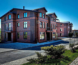 Загородный дом кирпич Строма