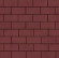 Тротуарная плитка Прямоугольник Лайн, 40мм, красная, гладкая