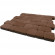Тротуарная плитка Инсбрук Альт, 60мм, коричневая, гладкая