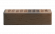 Кирпич облицовочный 1НФ Светло-коричневый флэш ультра темный Рустик ЛСР МСК