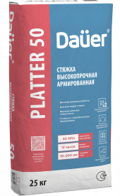 Стяжка высокопрочная армированная Dauer Platter 50 (25кг)