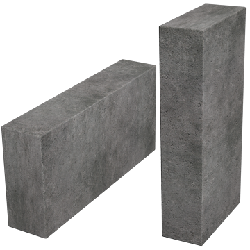 Блок полнотелый бетонный перегородочный 80 мм. RRD