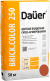 Кладочная смесь для облицовочного кирпича Dauer BRICK.COLOR 250 кирпичный, армированная, 50 кг, лето