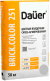 Смесь кладочная цветная армированная DAUER BRICK.COLOR 251, серый, 50 кг, лето