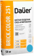 Смесь кладочная цветная армированная DAUER BRICK.COLOR 251, синий, 50 кг, лето
