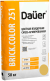 Смесь кладочная цветная армированная DAUER BRICK.COLOR 251, желтый, 50 кг, лето